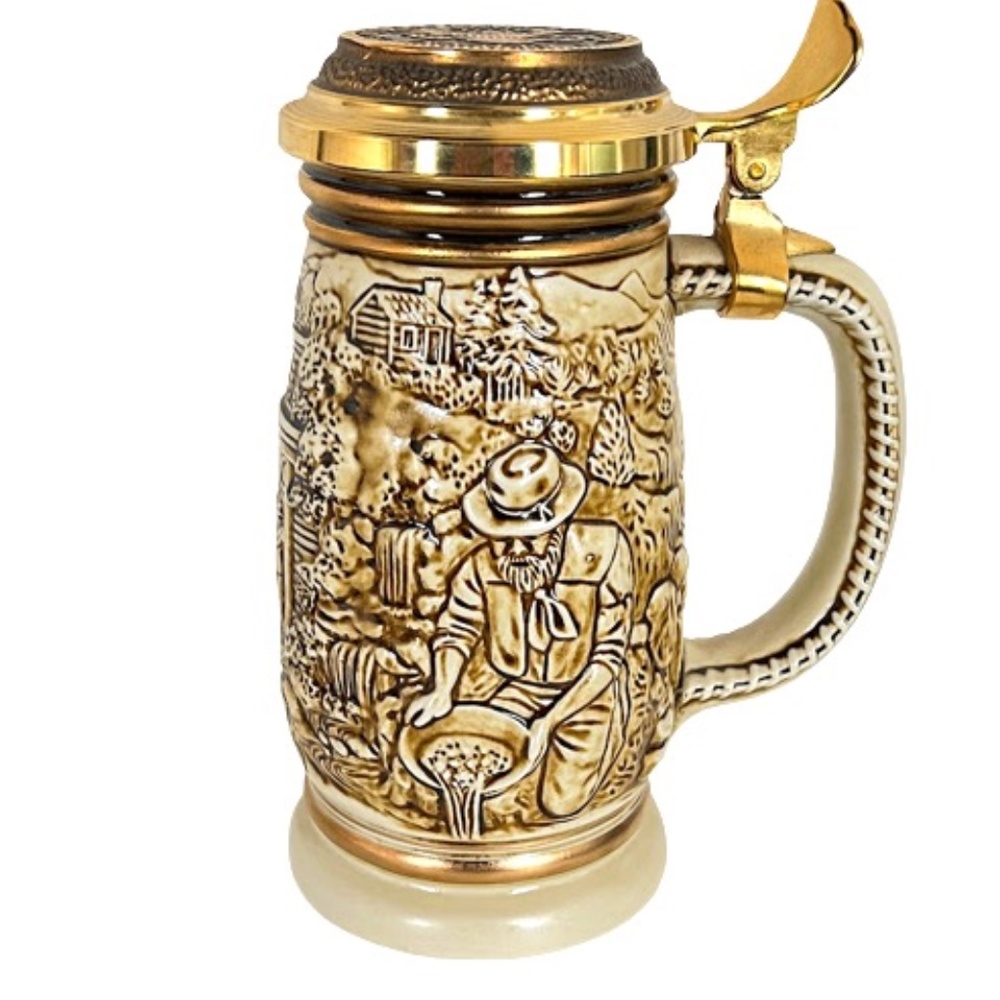 Vintage Avon Gold Rush Stein
